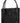 19V69 Italia Black Leather Tote Bag