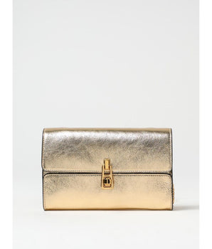 Coccinelle Gold Leather Shoulder Bag