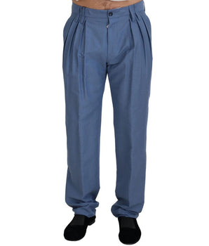 Dolce & Gabbana Black Cotton Dress Pants