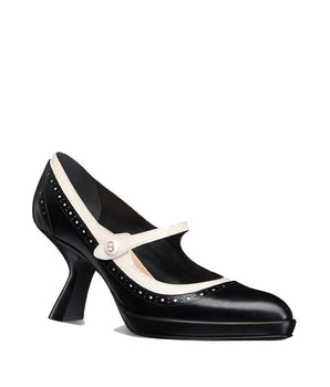 Dior Black Calfskin High Heel Pumps