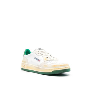 Autry White Leather Low Top Sneakers