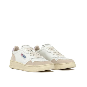 Autry White Leather Low Top Sneakers