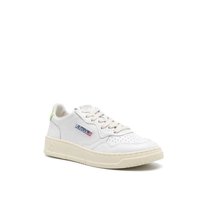 Autry White Leather Low Top Sneakers