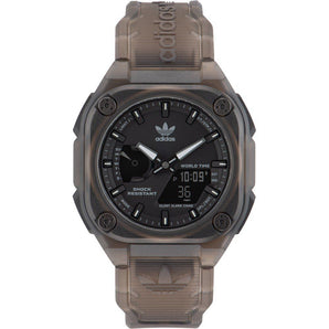 Adidas Brown Synthetic Sport Watch