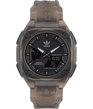 Adidas Brown Synthetic Sport Watch