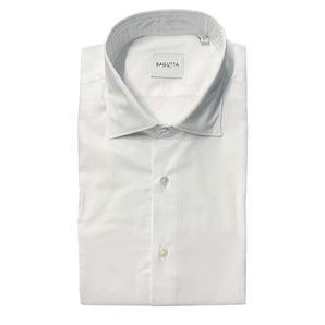 Bagutta White Cotton Men Shirt