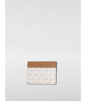 Michael Kors Beige Pvc Cardholder