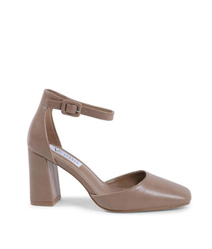 19V69 Italia Beige Artificial Leather High Heel Pumps