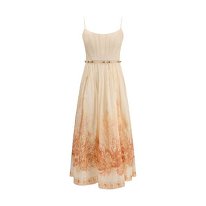 Zimmermann Multicolor Cotton Long Dress