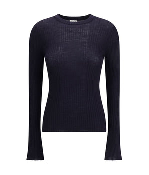 Cruna Blue Wool Sweater