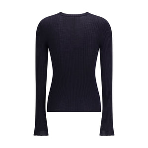 Cruna Blue Wool Sweater