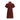 Brunello Cucinelli Bordeaux Fleece Wool Casual Dress