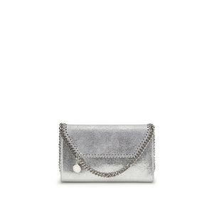 Stella McCartney Silver Polyester Shoulder Bag