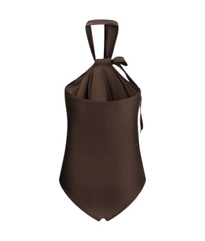 Zimmermann Brown Polyamide One-Piece Swimsuit