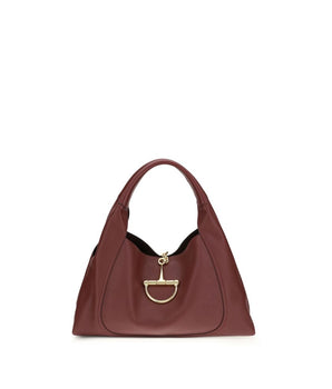 Gucci Bordeaux Calf Leather Bos Taurus Shoulder Bag