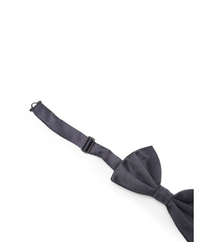 Dolce &amp; Gabbana Gray Silk Bowtie