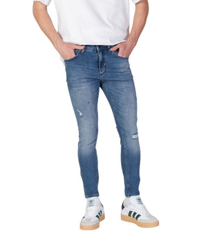 Antony Morato Blue Cotton Skinny Jeans