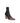 Khaite Black Leather Ankle Boots