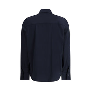 Brunello Cucinelli Blue Cotton Shirt