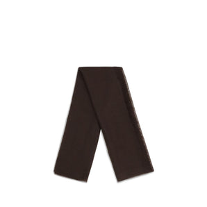 Brunello Cucinelli Brown Cashmere Scarf