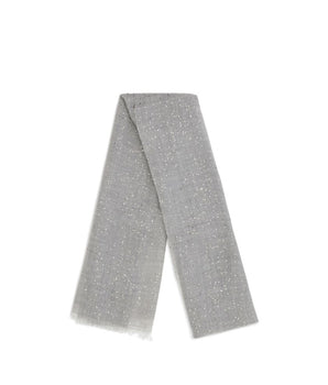 Brunello Cucinelli Gray Cashmere Scarf