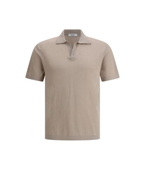 Cruna Beige Cotton Polo Shirt