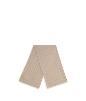 Gucci Beige Wool Scarf