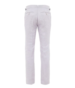 Tom Ford Purple Linen Dress Pants