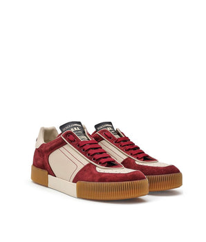 Dolce & Gabbana White Leather Low Top Sneakers