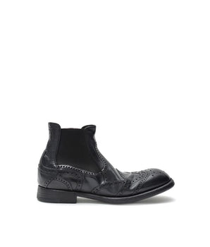 Dolce &amp; Gabbana Black Leather Chelsea Boots