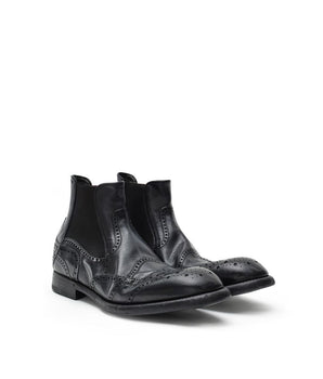 Dolce &amp; Gabbana Black Leather Chelsea Boots