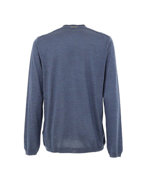 Dolce & Gabbana Blue Silk Sweatshirt