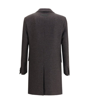 ZEGNA Brown Wool Coat