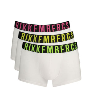 Bikkembergs White Cotton Men Boxer Short