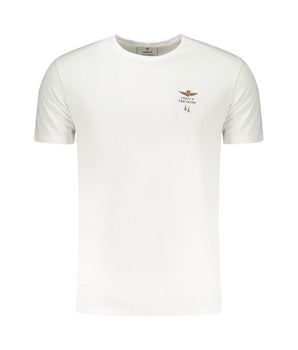 Aeronautica Militare White Cotton Men's T-Shirt