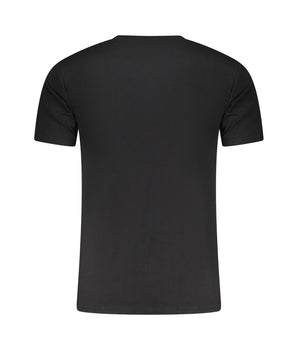 Aeronautica Militare Black Cotton Men Underwear Shirt