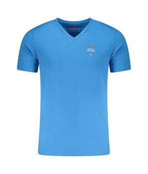 Aeronautica Militare Blue Cotton Men Underwear Shirt