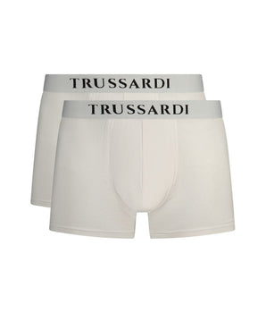 Trussardi White Cotton Underwear