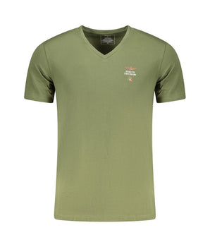 Aeronautica Militare Green Cotton Men Underwear Shirt