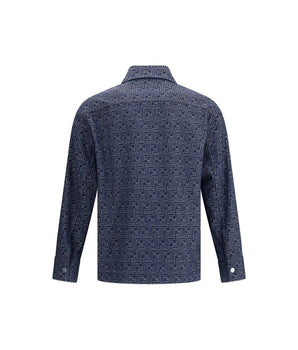 Fendi Blue Cotton Denim Jacket