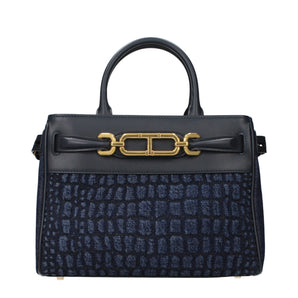 Tom Ford Blue Fabric Handbag