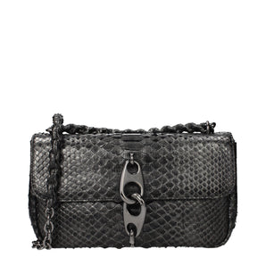 Tom Ford Gray Skin Shoulder Bag