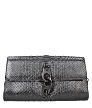 Tom Ford Gray Skin Clutch Bag