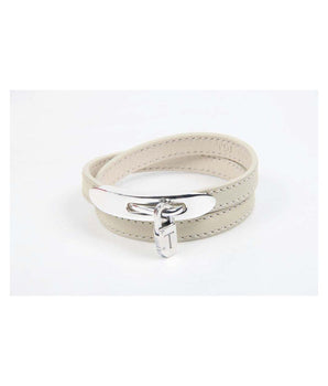 Tod's White Metal Keychain