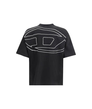 Diesel Black Cotton T-Shirt