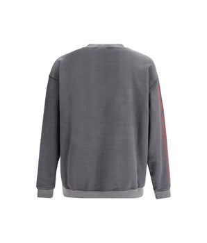 Diesel Gray Cotton Sweatshirt