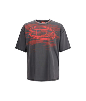 Diesel Black Cotton T-Shirt