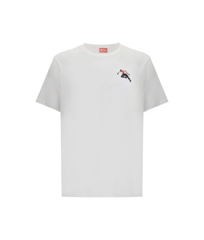 Diesel White Cotton T-Shirt