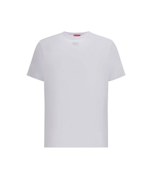 Diesel White Cotton T-Shirt