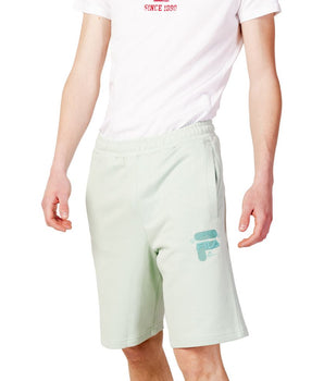 Fila Green Cotton Bermuda Shorts